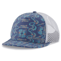 Patagonia Duckbill Shorty Trucker Hat Sunshine Dye / Current Blue One Size