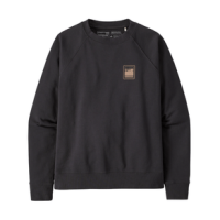 Patagonia Alpine Icon Regenerative Organic Cotton Crew Sweatshirt - Women's Ink Black M