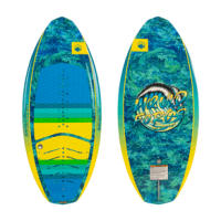 Liquid Force Gromi Wakesurf Board Blue / Green / Yellow 3'10"
