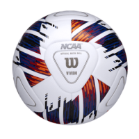 Wilson NCAA Vivido Match Soccer Ball White / Orange / Purple 5
