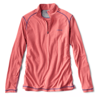 Orvis Drirelease Quarter-Zip Faded Red XL