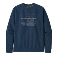 Patagonia '73 Skyline Organic Crew Pullover - Men's Tidepool Blue XXL