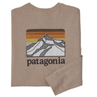 Patagonia Long-sleeved Line Logo Ridge Responsibili-tee - Men's Shroom Taupe XL