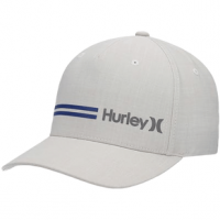Hurley Hurley Men's - H2O-Dri Line Up Curved Brim Fitted Hat Stone S / M