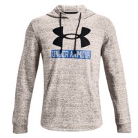 Under Armour Rival Terry Logo Hoodie - Men's Onyx White / Black XXL
