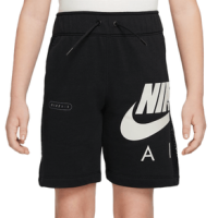 Nike Air French Terry Short - Boys' Black / Black / Light Bone M