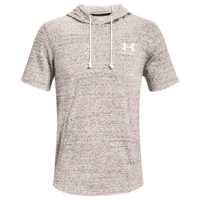 Under Armour Rival Terry Short Sleeve Hoodie - Men's Onyx White / Onyx White M
