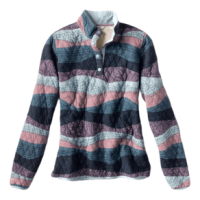 Orvis Outdoor Quilted Snap Sweatshirt - Women's Purple Earth XS