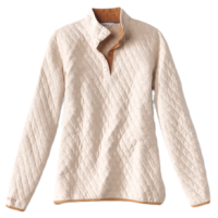 Orvis Outdoor Quilted Snap Sweatshirt - Women's Oatmeal XS