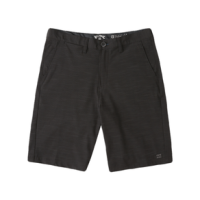 Billabong Crossfire Slub Shorts - Boys' Black 7 14" Outseam