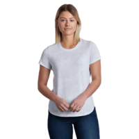 KUHL Konstance Short Sleeve Shirt - Women's White Print XS