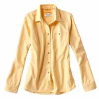 Orvis Long-Sleeved Tech Chambray Workshirt - Women's Butter L