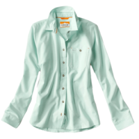 Orvis Long-Sleeved Tech Chambray Workshirt - Women's Glass XL