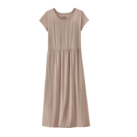 Patagonia Kamala T-Shirt Dress - Women's Long Plains / Pampas Tan XL