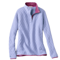 Orvis Outdoor Quilted Snap Sweatshirt - Women's Nightshade L