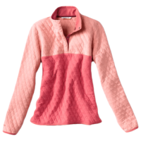 Orvis Outdoor Quilted Snap Sweatshirt - Women's Faded Red / Clay M