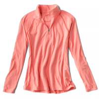 Orvis drirelease Long-Sleeved Quarter-Zip Shirt - Women's Clay XS