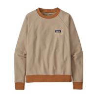 Patagonia P-6 Label Organic Crew Sweatshirt - Women's L Oar Tan