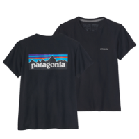Patagonia P-6 Logo Responsibili-tee - Women's XS Black