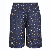 Under Armour Printed Boost Short With Elastic Waistband - Boys' 6 Midnight Navy