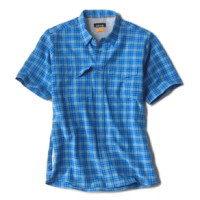 Orvis Surfer Seersucker Short-Sleeved Shirt - Men's Blue Sail XL