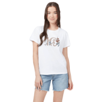 Tentree Floral Logo T-Shirt - Women's White L