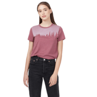 Tentree Juniper Short Sleeve Tee Shirt - Women's Crushed Berry Heather M