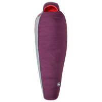 Big Agnes Blue Lake 25 Degree Sleeping Bag - Women's One Size Beet/Paprika PETITE
