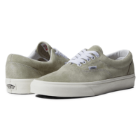 Vans Era Pig Suede Skate Shoe Moss Gray / Snow White 12 M/13.5 W Regular