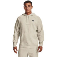 Under Armour Rival Fleece Hoodie - Men's Stone / Onyx White L