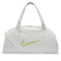 Nike Gym Club Printed Training Duffel Bag- Women's Summit White / Summit White / Atomic Green One Size