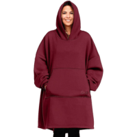 The Comfy Hoodie Burgundy / Plum One Size