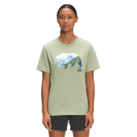 The North Face Short Sleeve TNF Bear Tee - Women's Tea Green XL
