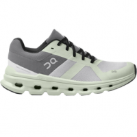On Cloudrunner Running Shoe - Women's Frost / Aloe 10 B