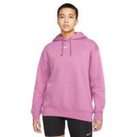 Nike Essential Collection Oversized Fleece Hoodie - Women's Light Bordeaux / White S