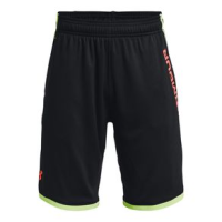 Under Armour Stunt 3.0 Printed Shorts - Boys' Black / Penta Pink XS
