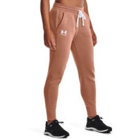 Under Armour Rival Fleece Joggers- Women's Uptown Brown / White / White XL