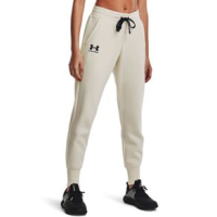 Under Armour Rival Fleece Joggers- Women's Stone / Black / Black XL