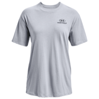 Under Armour Graphic Oversized Short Sleeve - Women's XL Mod Gray Light Heather / Black