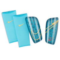 Nike Mercurial Lite Soccer Shin Guard Chlorine Blue / Siren Red / Laser M