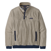 Patagonia Shearling Button Pullover Fleece - Men's XXS Natural