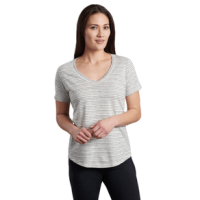 KUHL Aria Short Sleeve Top - Women's Pavement / Port XS