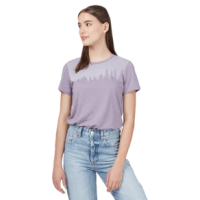 Tentree Juniper Short Sleeve Tee Shirt - Women's Purple Ash Heather XL