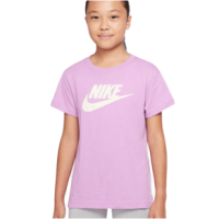 Nike Sportswear Basic Futura T-Shirt - Girls' Violet Shock / Cashmere S