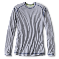 Orvis Drirelease Long-Sleeved Crew Light Heather Grey L