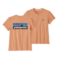 Patagonia P-6 Logo Responsibili-tee - Women's Cowry Peach M