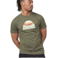 Tentree Retro Tentree T-Shirt - Men's Olive Night Green Heather XXL