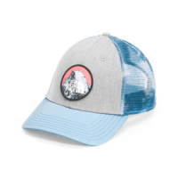 The North Face Mudder Trucker Hat TNF Light Grey Heather / Beta Blue Retro Dye Print One Size