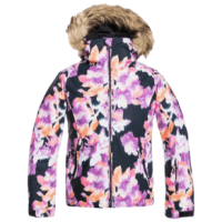 Roxy American Pie Snow Jacket - Girls' True Black Jorja 14/XL