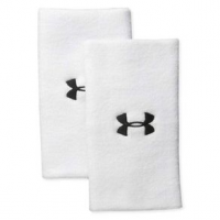 Under Armour Performance Wristbands White / Black One Size